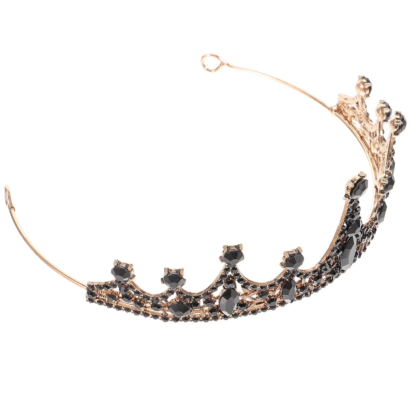 Bridal Hair Accessories Black Crown Women's Jewelry Bride Headpiece Bridesmaid Costumes
Bridal Hair Accessories Black Crown Women's Jewelry Bride Headpiece Bridesmaid Costumes