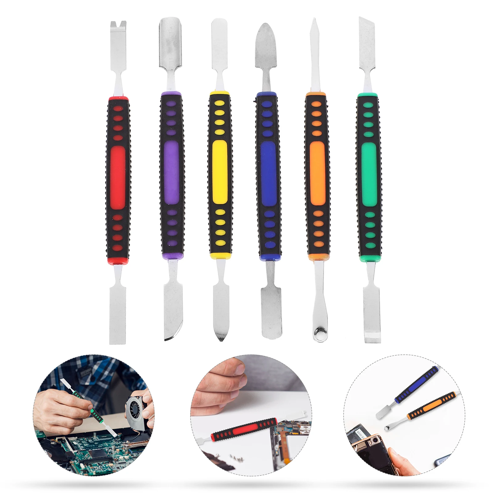 6in Crowbar Durable Steel Prying Bar for Mobile Phone Tablet Laptop Disassemble Repair Tools AntiSlip H DoubleSide
6in Crowbar Durable Steel Prying Bar for Mobile Phone Tablet Laptop Disassemble Repair Tools AntiSlip H DoubleSide