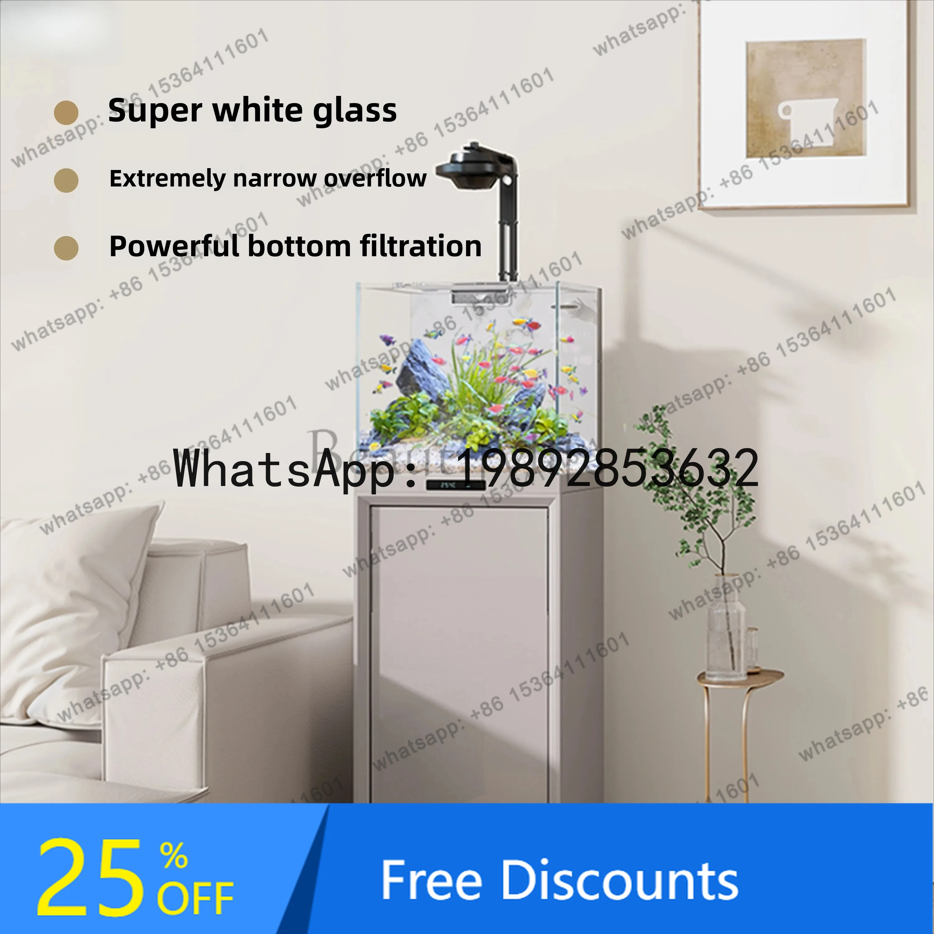 Glass Bottom Filter Water-free Aquarium Landscaping Stream Fish Tank
Glass Bottom Filter Water-free Aquarium Landscaping Stream Fish Tank