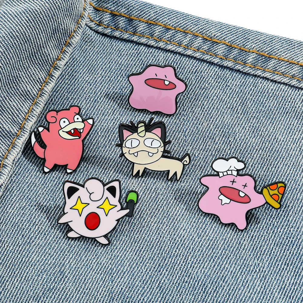 5 Pcs Cartoon Anime Brooch Set Creative Ditto Jigglypuff Enamel Pin Backpack Clothing Jewelry Metal Badge Accessories Gifts
5 Pcs Cartoon Anime Brooch Set Creative Ditto Jigglypuff Enamel Pin Backpack Clothing Jewelry Metal Badge Accessories Gifts