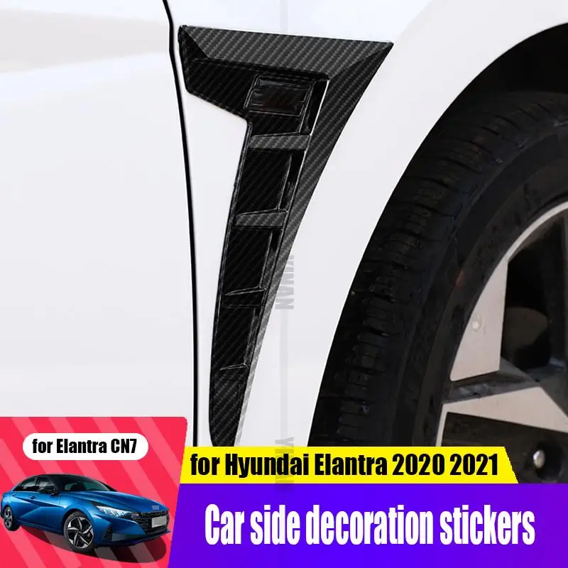 for Hyundai Elantra Avante CN7 2020 2021 car body side fender decoration bright black decoration sticker modification
for Hyundai Elantra Avante CN7 2020 2021 car body side fender decoration bright black decoration sticker modification