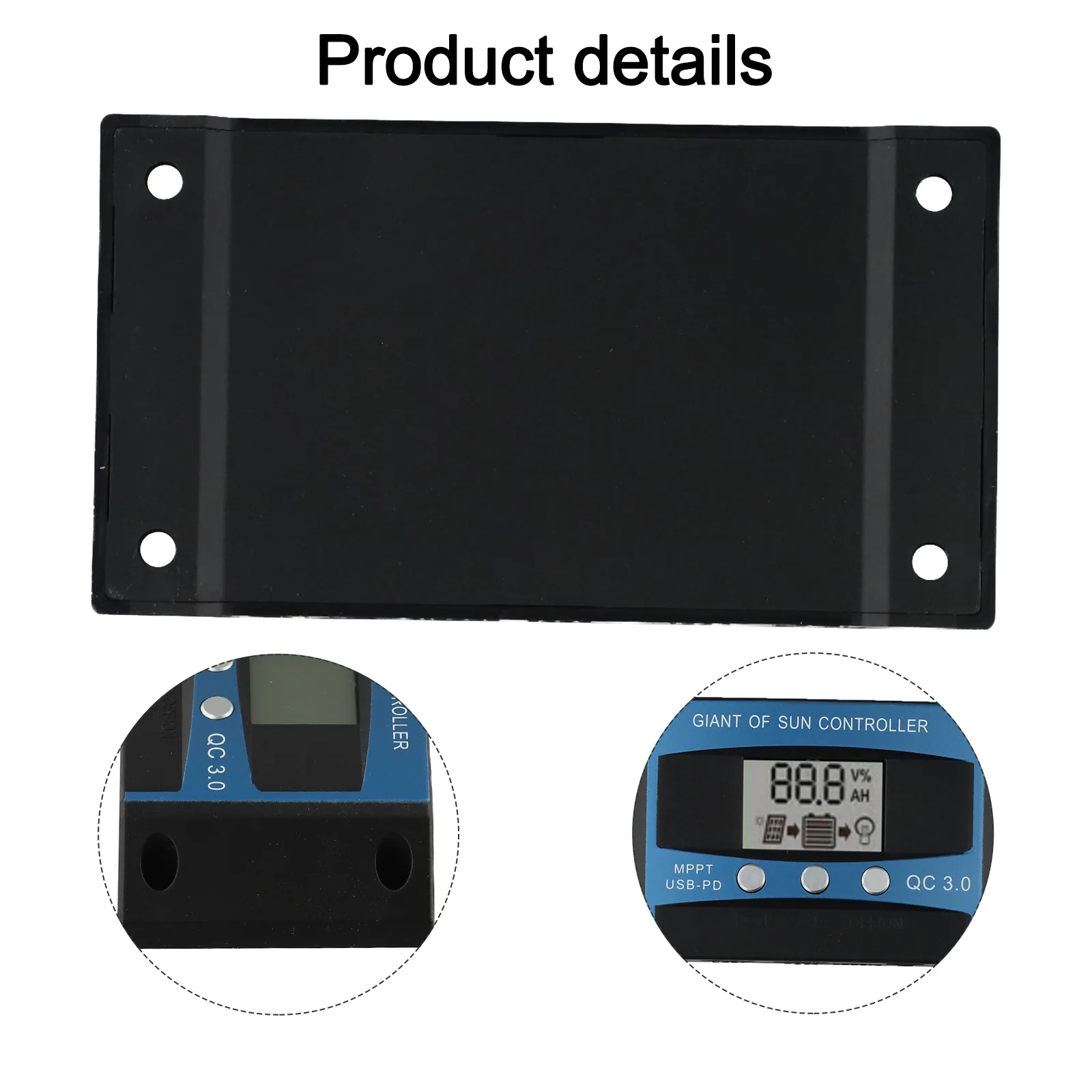 Dual USB Output MPPT Charge Controller Over-voltage Protection Short Circuit Protection Battery Status Monitoring
Dual USB Output MPPT Charge Controller Over-voltage Protection Short Circuit Protection Battery Status Monitoring