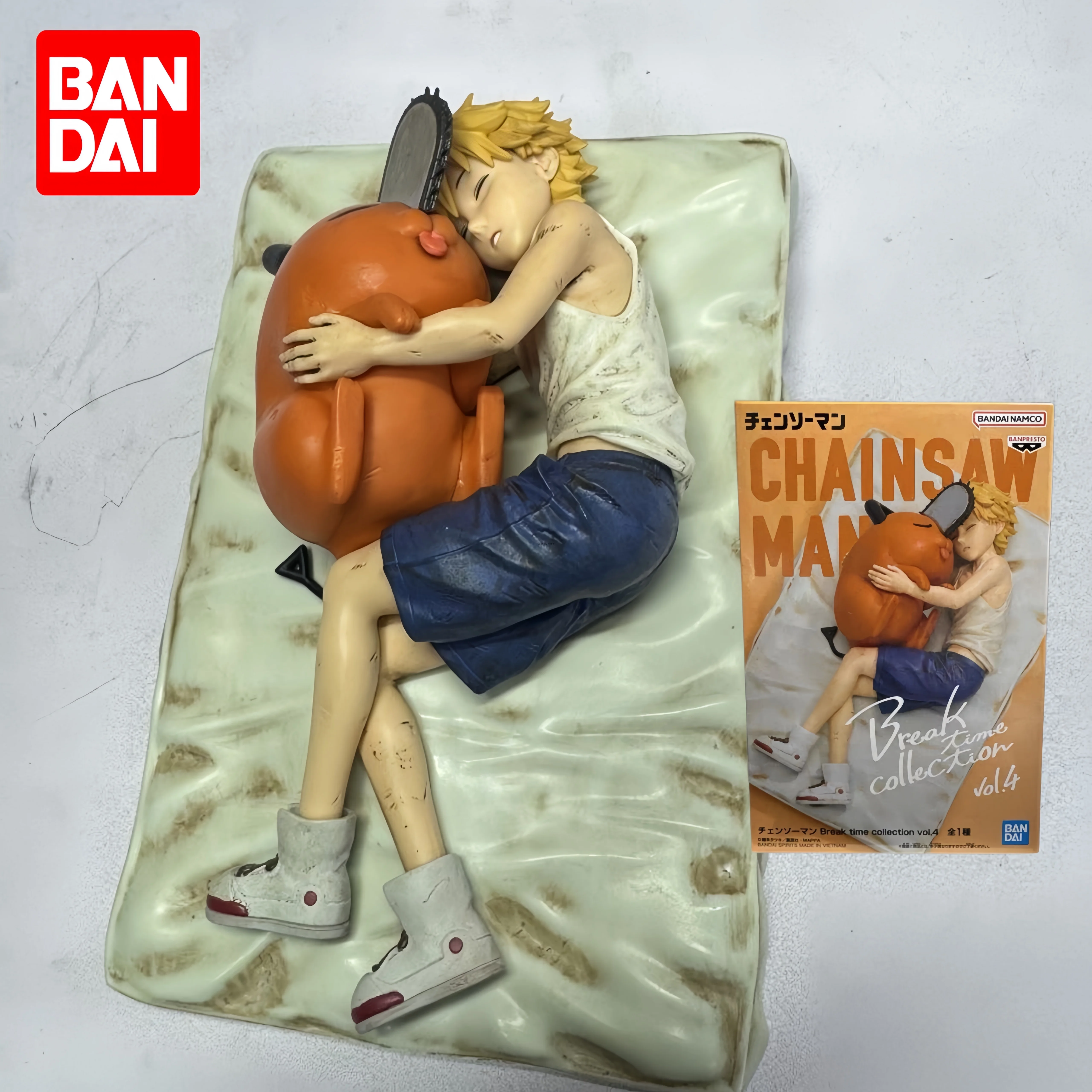 Bandai Original Chainsaw Man Break Time Collection Denji Pochita 16cm Anime Figure Collectible Model Ornament For Collector Gift
Bandai Original Chainsaw Man Break Time Collection Denji Pochita 16cm Anime Figure Collectible Model Ornament For Collector Gift