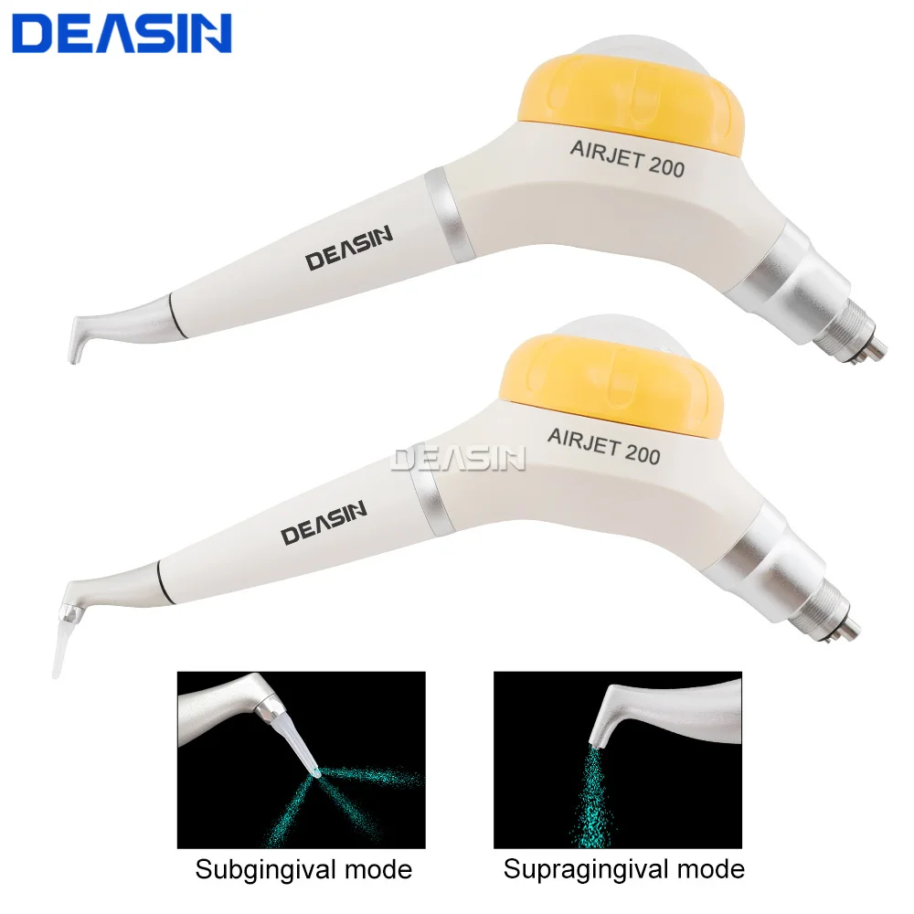 DEASIN 2/4 Hole Odontologia Teeth Whitening AIRJET200 Dental Air Polisher Polishing Prophy Jet Dental Air Abrasion Sandblasting
DEASIN 2/4 Hole Odontologia Teeth Whitening AIRJET200 Dental Air Polisher Polishing Prophy Jet Dental Air Abrasion Sandblasting