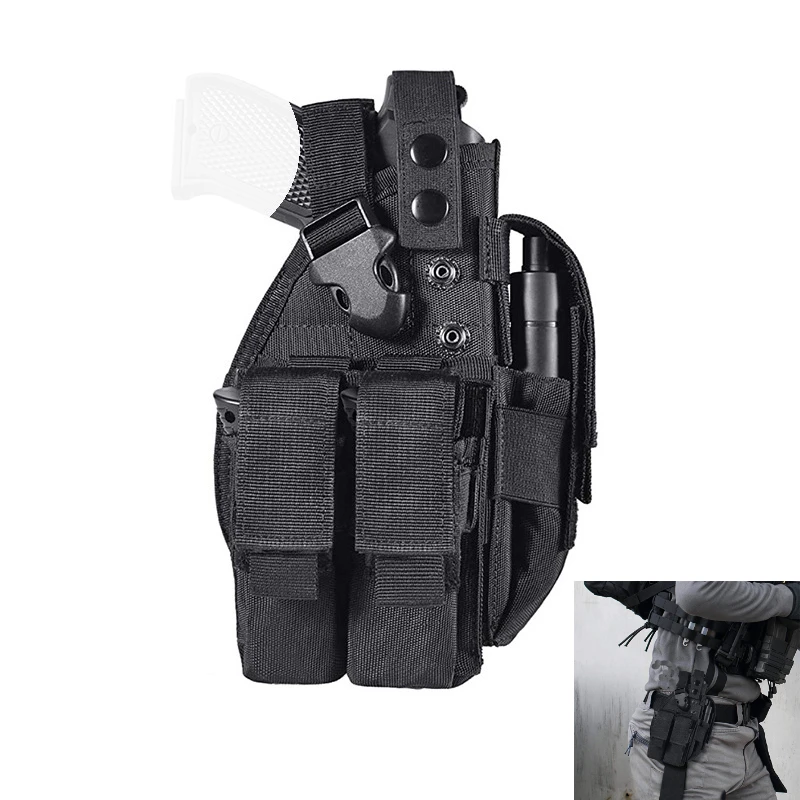 Tactical Universal Adjustable Handgun Protective Case with Dual Magazines and Interchangeable Left and Right Hand Gun Case
Tactical Universal Adjustable Handgun Protective Case with Dual Magazines and Interchangeable Left and Right Hand Gun Case