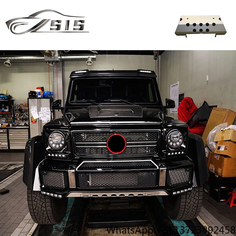 G-Class W463 4X4 G350 G63 G500 Front Bumper Cover for 1990-2018 Year W463 Stainless Steel Material Bumper Guard Car Accessories
G-Class W463 4X4 G350 G63 G500 Front Bumper Cover for 1990-2018 Year W463 Stainless Steel Material Bumper Guard Car Accessories