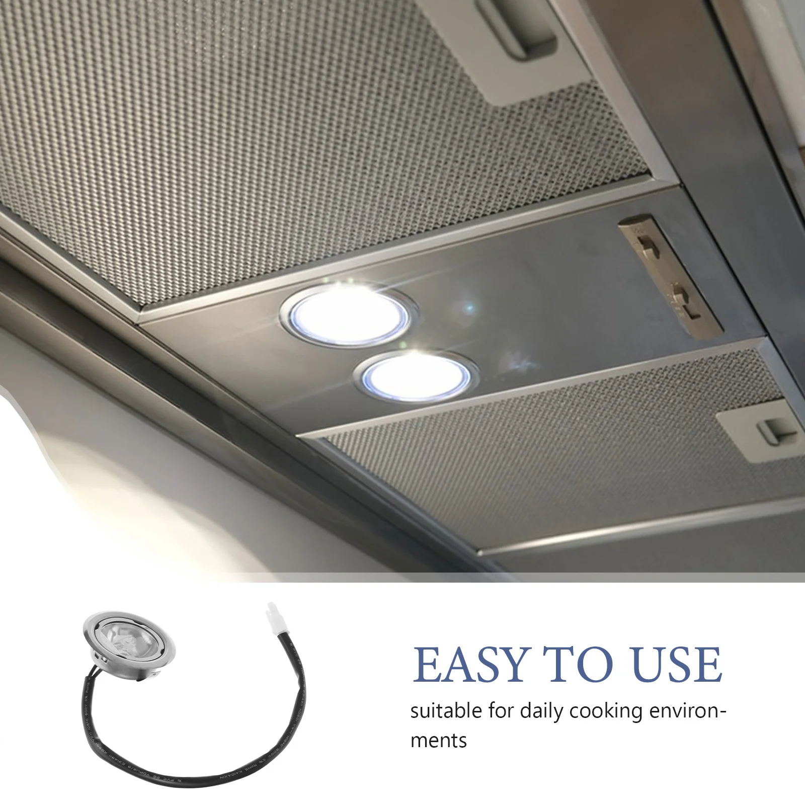 Led Range Hood Light Bulb Kitchen Cooker Hood Light Bulbs Low Consumption Halogen Recessed Puck Style Light For Cooker Hood part