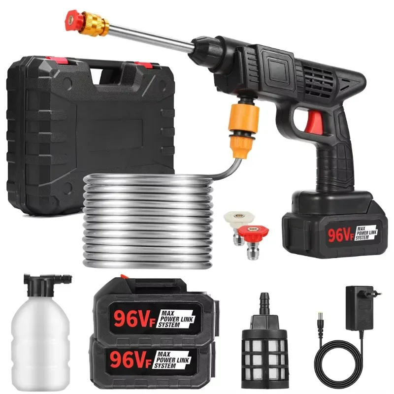 21V Plastic Car Wash Gun 120W Electric Vehicle High Pressure Washer Efficient Car Wash Tool
21V Plastic Car Wash Gun 120W Electric Vehicle High Pressure Washer Efficient Car Wash Tool