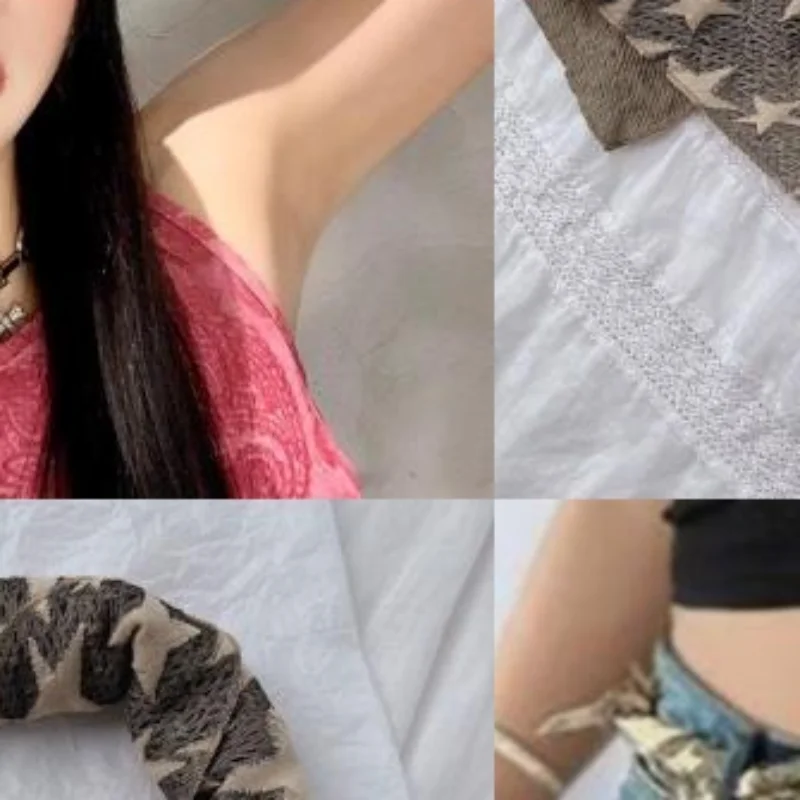 Cool Style Hats Star Subculture Y2K Headscarf Women's Hip Hop Headscarf Triangular Scarf Hot Girl Silk Scarf Waist Decorations
Cool Style Hats Star Subculture Y2K Headscarf Women's Hip Hop Headscarf Triangular Scarf Hot Girl Silk Scarf Waist Decorations