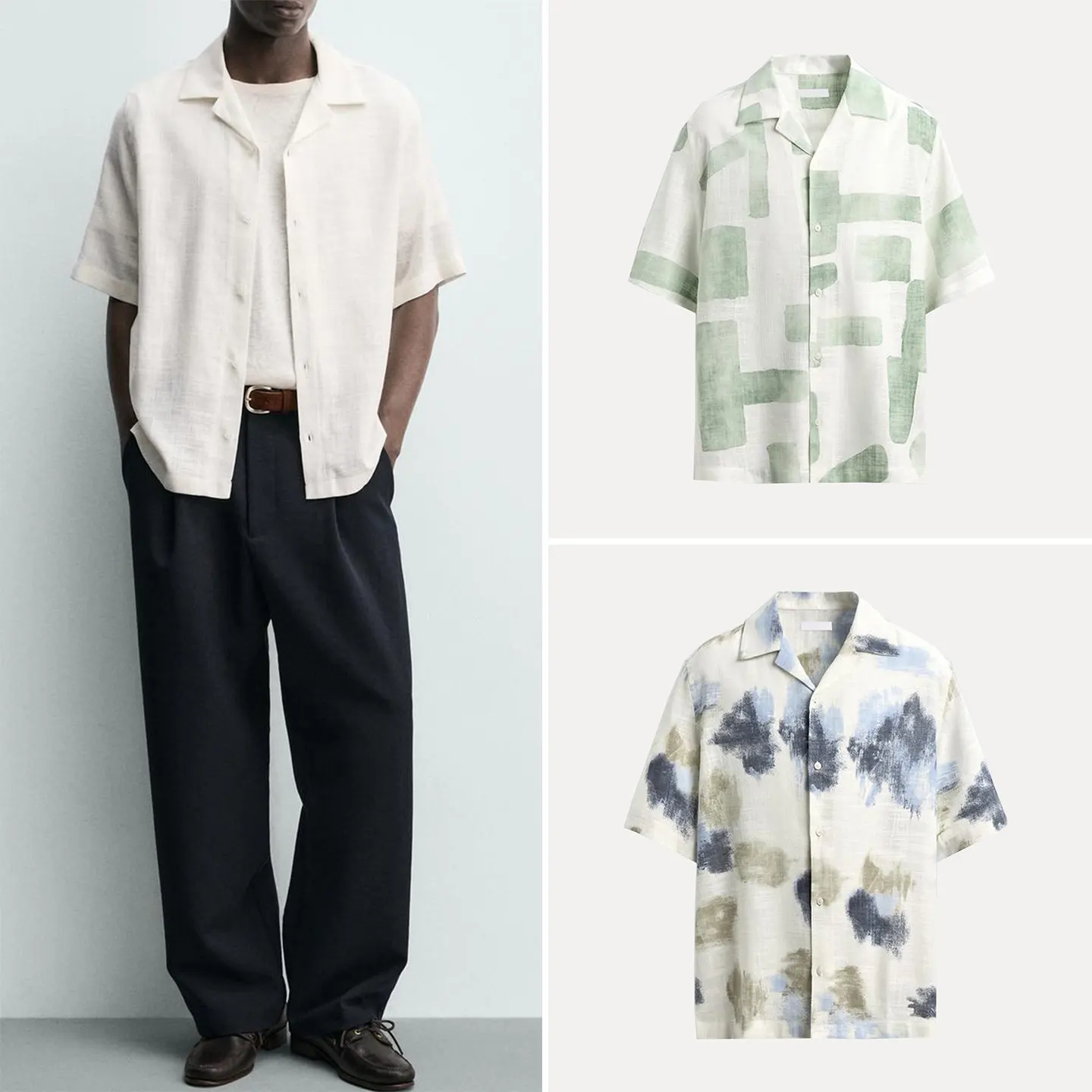 Men's Fashion Abstract Print Shirt Summer 2026 Short Sleeve Drapey Casual Style Standard Fit Chinese Brand Zadata
Men's Fashion Abstract Print Shirt Summer 2026 Short Sleeve Drapey Casual Style Standard Fit Chinese Brand Zadata