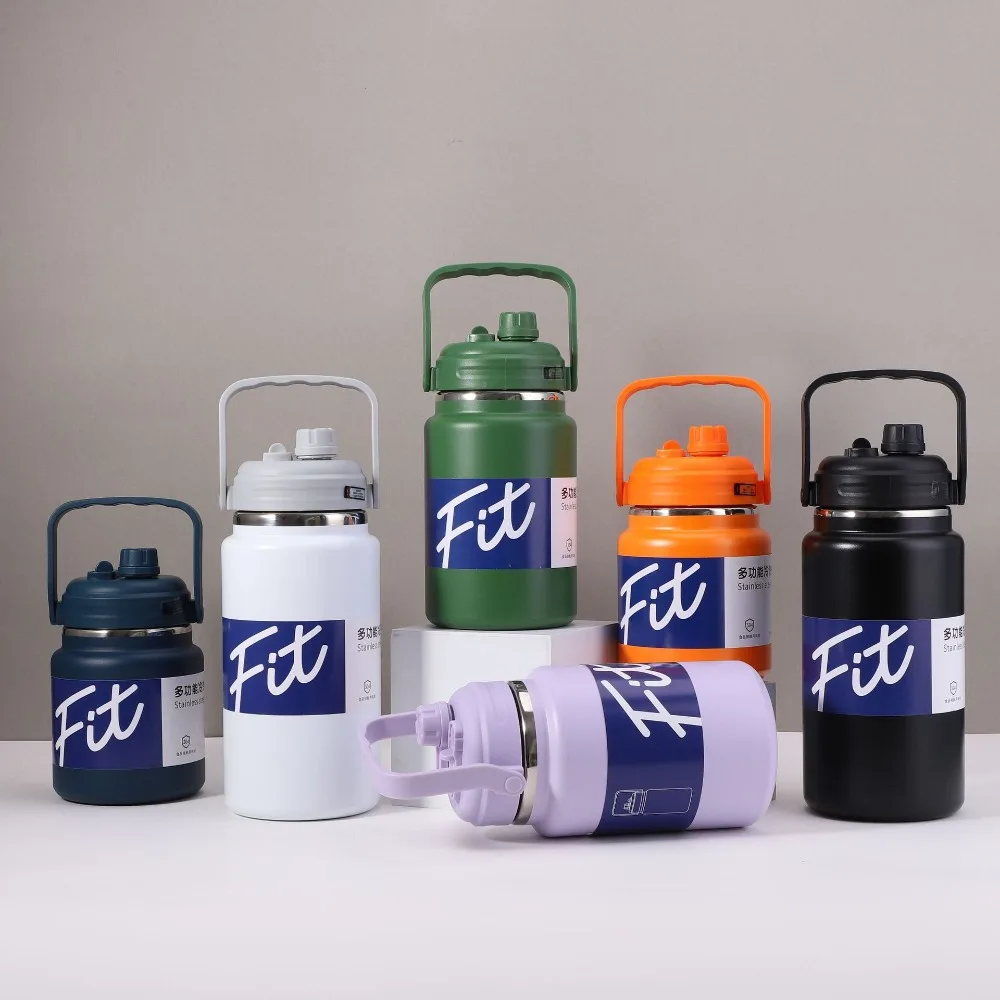 Stainless Steel Insulated Water Bottle Large Capacity 1.5/2/2.5L Sport Thermal Cup Double Layer with Straw Vacuum Flask Travel
Stainless Steel Insulated Water Bottle Large Capacity 1.5/2/2.5L Sport Thermal Cup Double Layer with Straw Vacuum Flask Travel