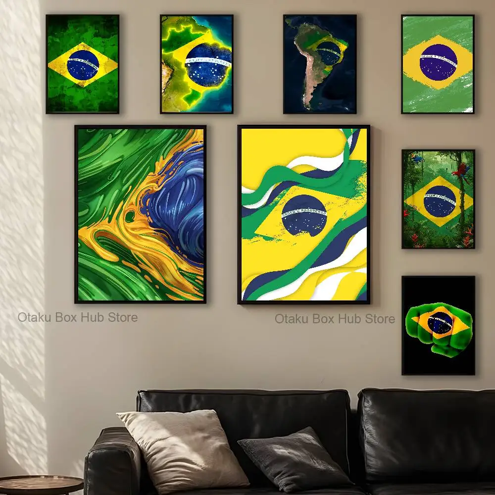 Brazil flag aesthetic Poster Prints Wall Art Picture Painting Gift Living Room Restaurant Bar Large Dec Sticker
Brazil flag aesthetic Poster Prints Wall Art Picture Painting Gift Living Room Restaurant Bar Large Dec Sticker