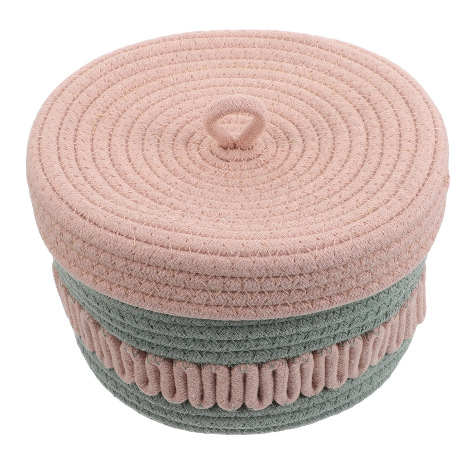 Cotton Rope Storage Basket Small Lid Decorative Baskets Organizer Decorative Baskets Living Room Home Storage Container
Cotton Rope Storage Basket Small Lid Decorative Baskets Organizer Decorative Baskets Living Room Home Storage Container