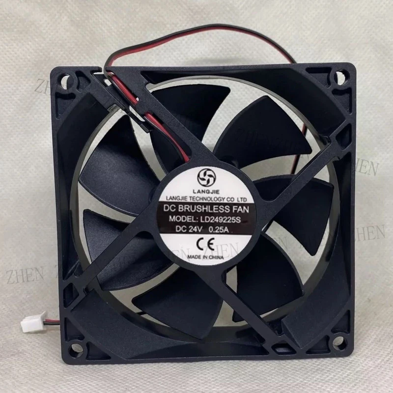 S New for LANGJIE LD249225S DC24V 0.25A 2Pin Cooling Fan#QW
S New for LANGJIE LD249225S DC24V 0.25A 2Pin Cooling Fan#QW