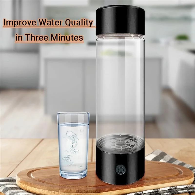 A08F-Hydrogen Water Bottle, 420Ml 1400 Ppb PEM SPE Technology Portable Hydrogen Water Ionizer Machine Essentials
A08F-Hydrogen Water Bottle, 420Ml 1400 Ppb PEM SPE Technology Portable Hydrogen Water Ionizer Machine Essentials