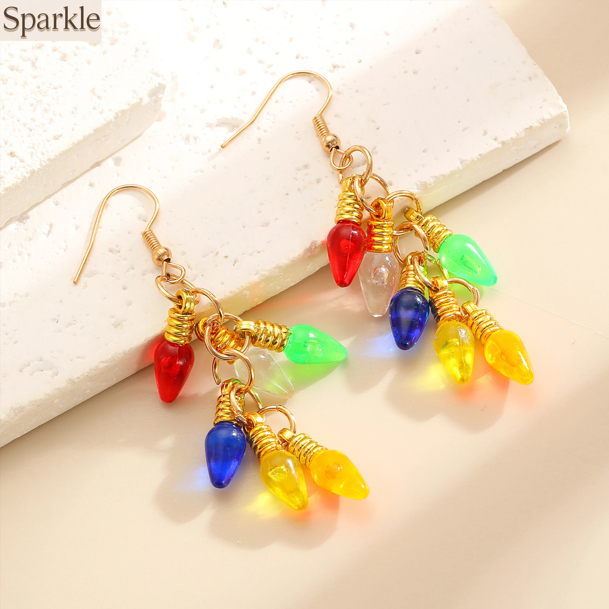 Fashion Christmas Multi-Layer Colorful Lights Random Connection Sequence Earrings Women's Playful and Whimsical Party Jewelry
Fashion Christmas Multi-Layer Colorful Lights Random Connection Sequence Earrings Women's Playful and Whimsical Party Jewelry