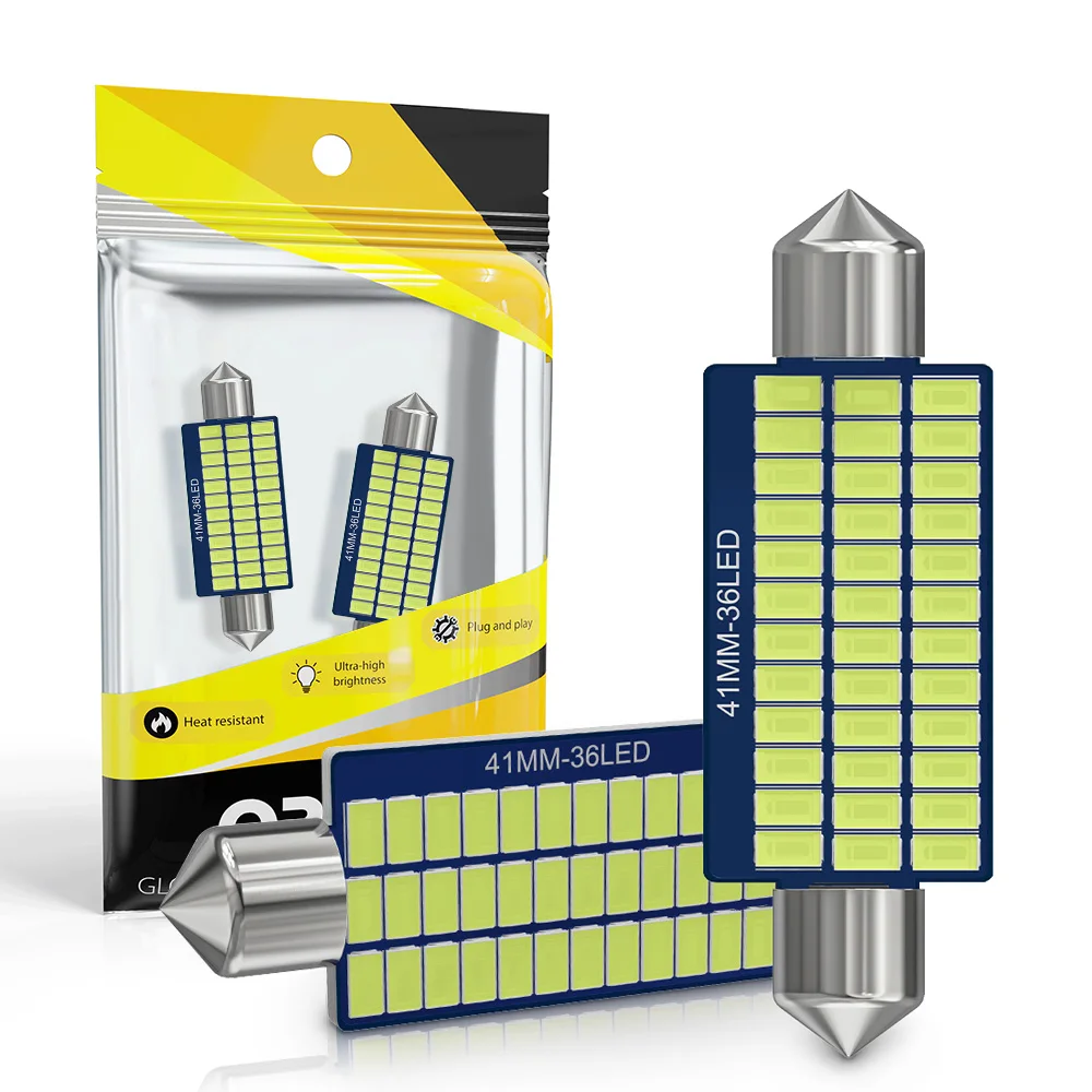 2PCS C5W C10W LED Bulbs Festoon 31mm 36mm 39mm 41mm 3014 SMD Canbus Car Auto Interior Reading Lamps Dome Light 6000K White 12V
2PCS C5W C10W LED Bulbs Festoon 31mm 36mm 39mm 41mm 3014 SMD Canbus Car Auto Interior Reading Lamps Dome Light 6000K White 12V