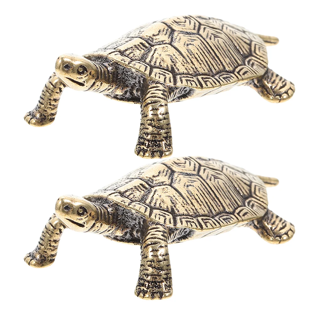 2pcs Brass Turtle nament Vintage Longevity Symbol Decorative Statues Garden Tortoise Figurine Metal Model Copper Decor Home
2pcs Brass Turtle nament Vintage Longevity Symbol Decorative Statues Garden Tortoise Figurine Metal Model Copper Decor Home