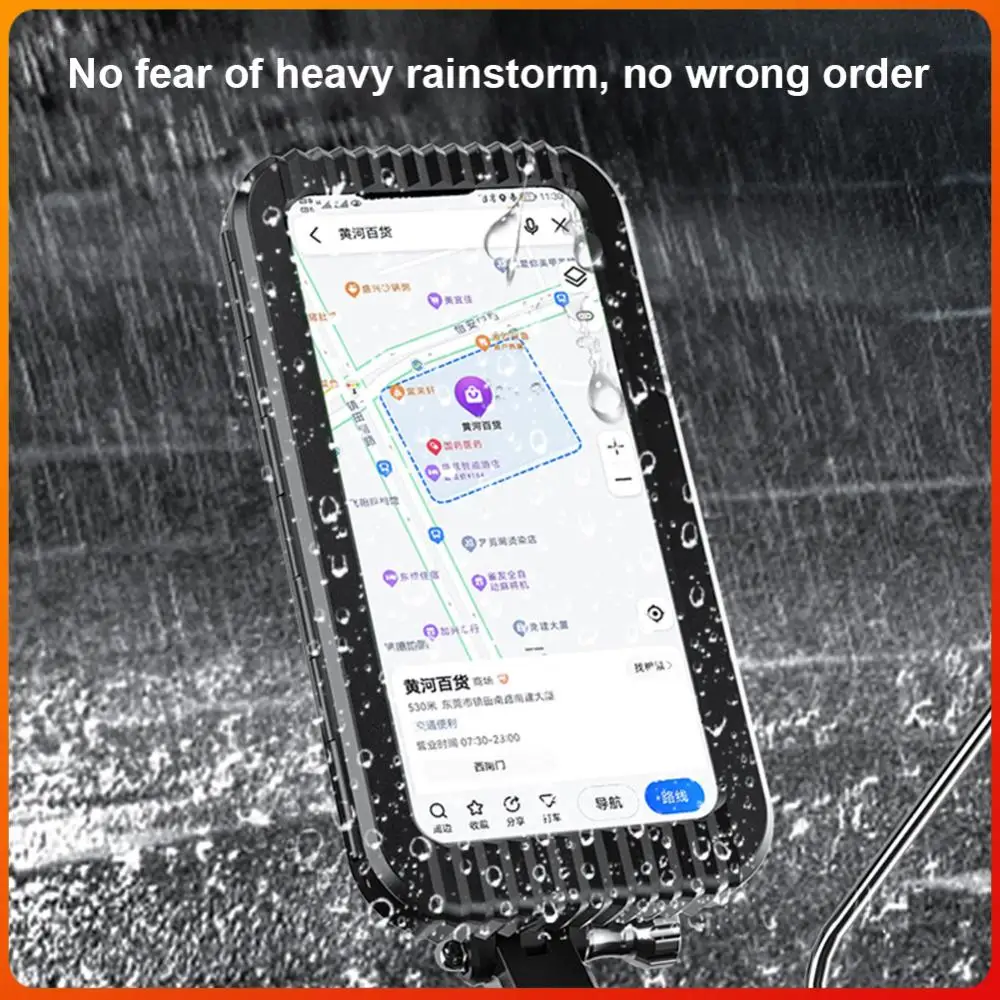 Rear View Mirror Phone Support Waterproof Bike Handlebar Bracket 360 Degree Rotation Flexible Cellphone Mount for Phone 4-7 Inch
Rear View Mirror Phone Support Waterproof Bike Handlebar Bracket 360 Degree Rotation Flexible Cellphone Mount for Phone 4-7 Inch