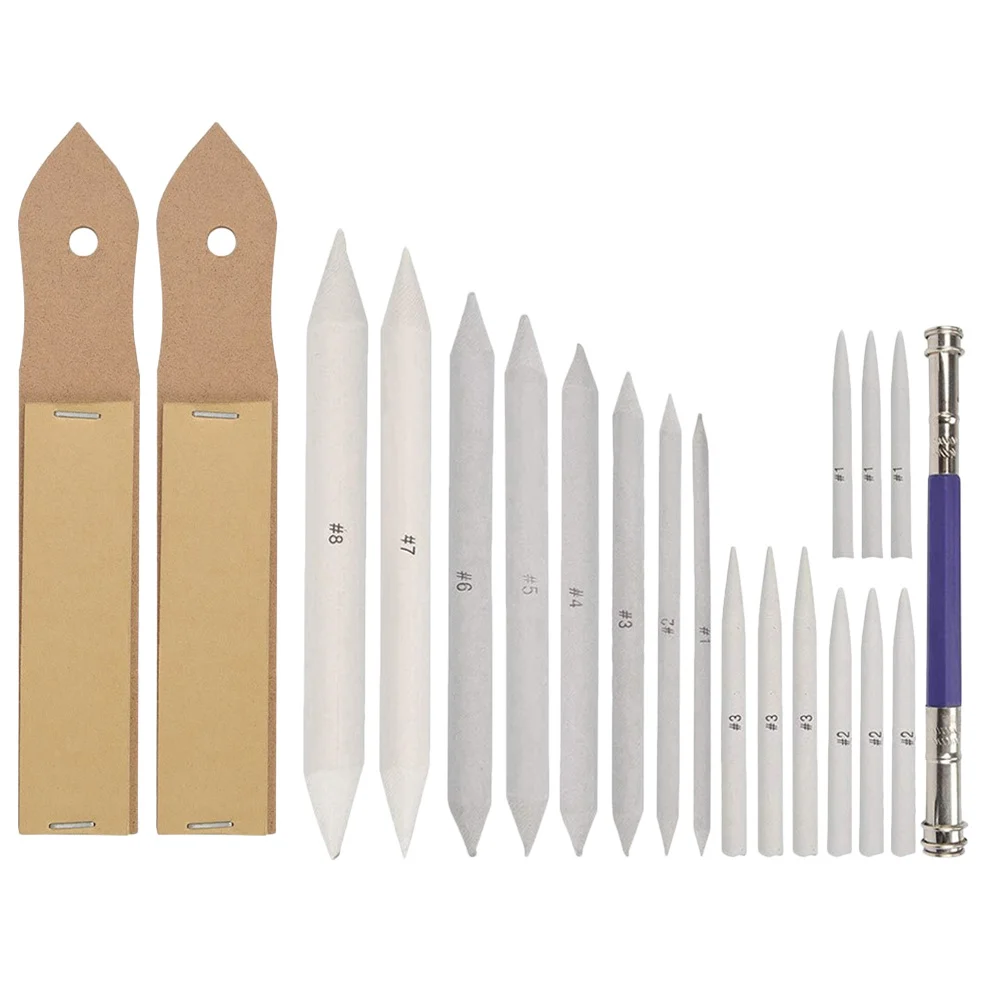 1Set Professional Sketch Tools Blending Paper Stumps Pencil Extender Eraser Charcoal Sandpaper for Drawing and Shadows 
1Set Professional Sketch Tools Blending Paper Stumps Pencil Extender Eraser Charcoal Sandpaper for Drawing and Shadows