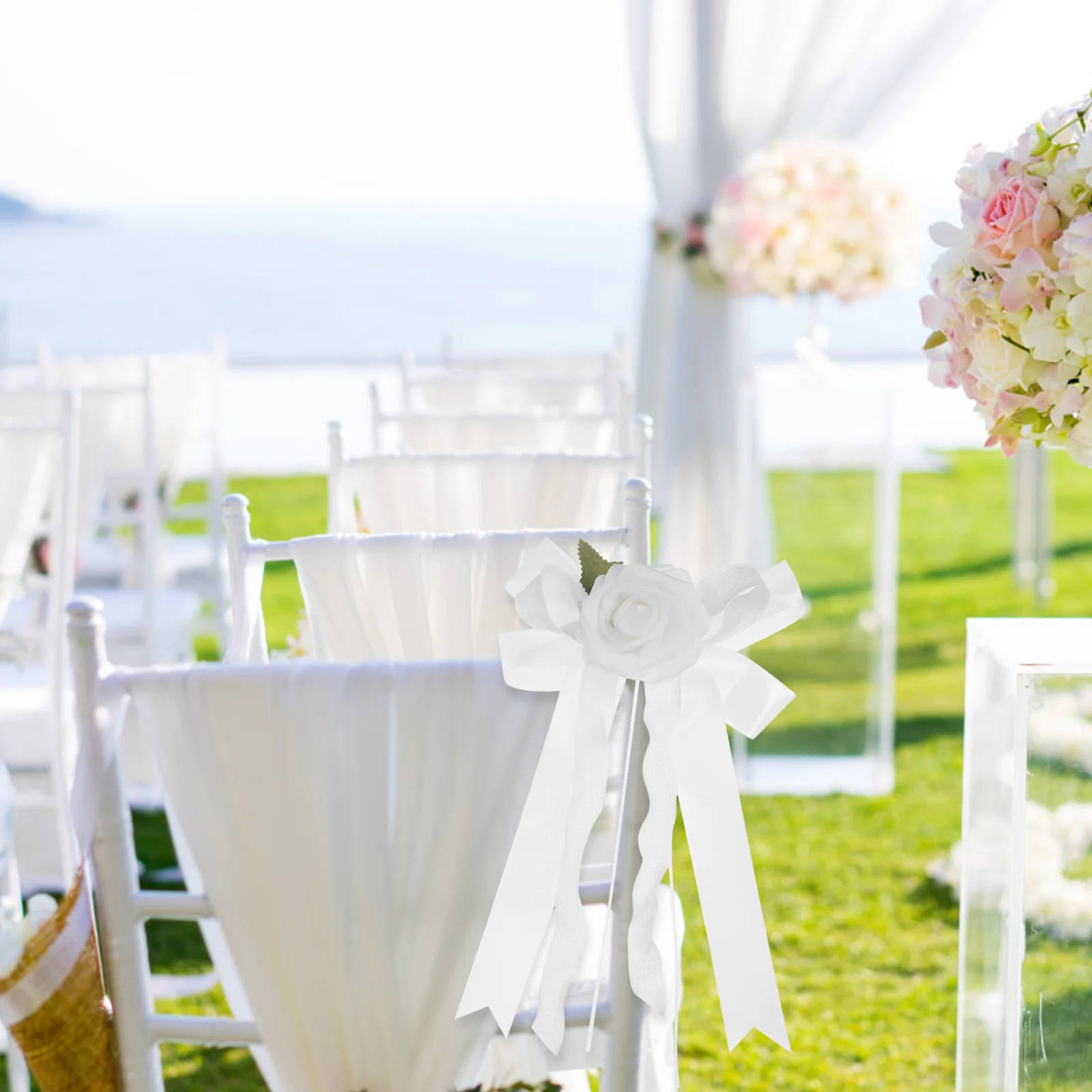 4pcs Car Bow Decoration White Polyester Ribbon Artificial Flowers For Bridal Chairs Event Spaces Wedding Car Ribbon Kit Wedding
4pcs Car Bow Decoration White Polyester Ribbon Artificial Flowers For Bridal Chairs Event Spaces Wedding Car Ribbon Kit Wedding