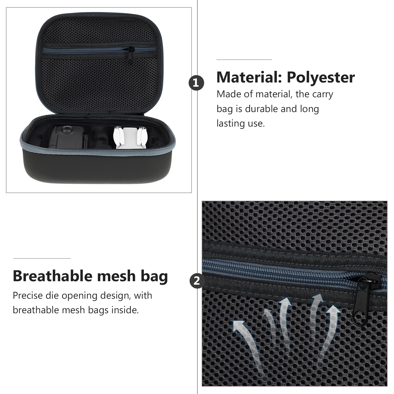 Drone Storage Bag Remote Control Zipper Tote Quadcopter Four Wheels Compact Case Polyester Pouch Lightweight Adjustable
Drone Storage Bag Remote Control Zipper Tote Quadcopter Four Wheels Compact Case Polyester Pouch Lightweight Adjustable