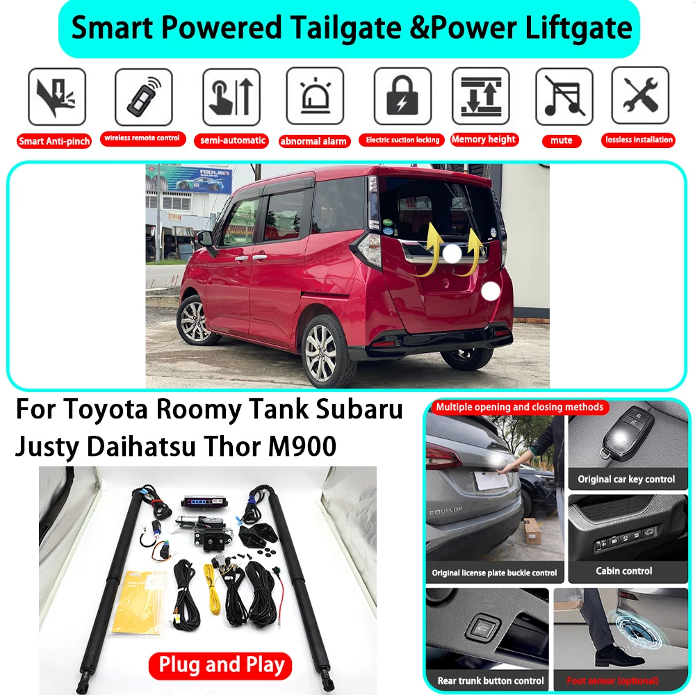 for Toyota Roomy Tank Subaru Justy Daihatsu Thor M900 OEM Smart Automatic Powered Tailgate Electric Power Tailgate Lift Kit
for Toyota Roomy Tank Subaru Justy Daihatsu Thor M900 OEM Smart Automatic Powered Tailgate Electric Power Tailgate Lift Kit