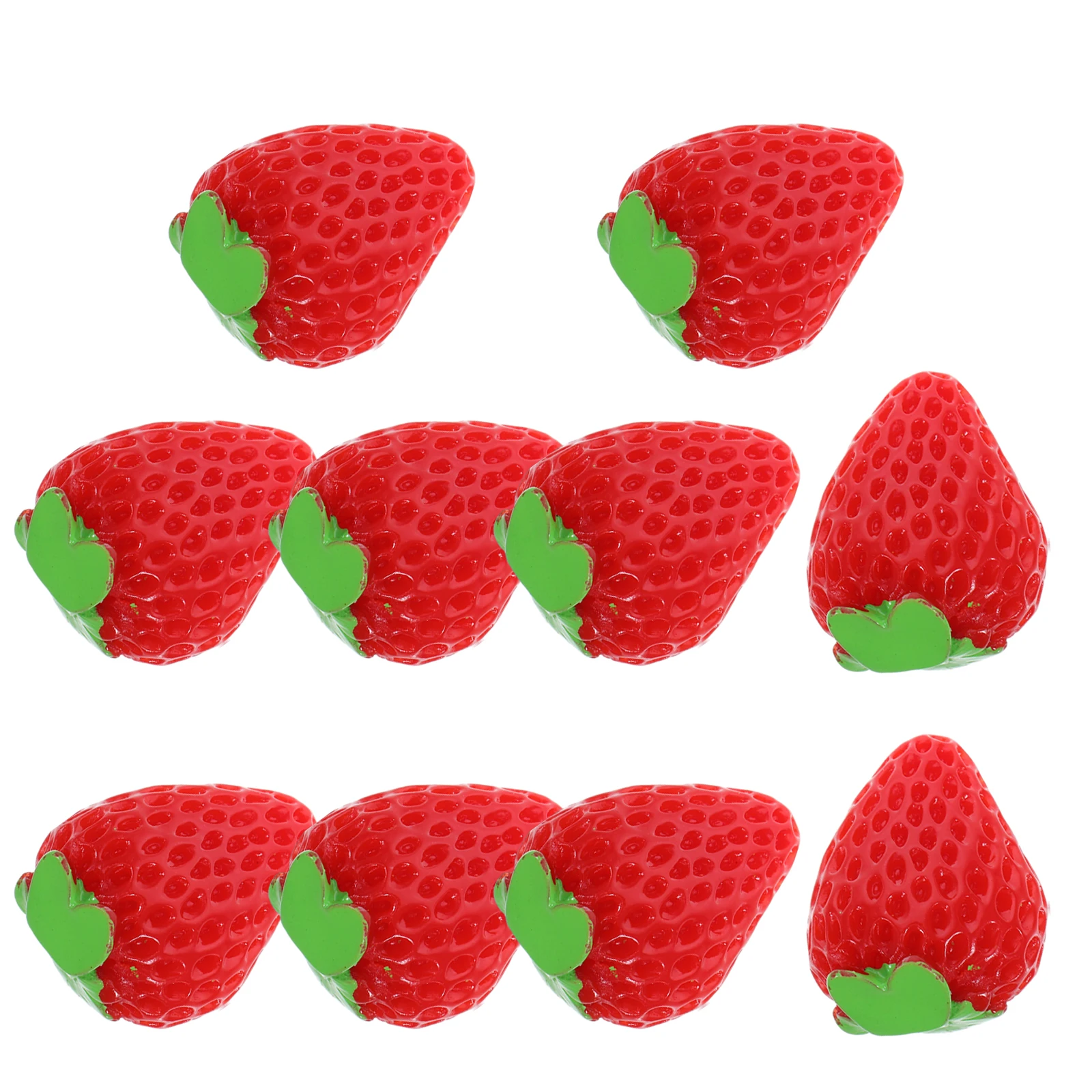 10pcs Resin Strawberries Artificial Fruits Realistic Red Mini Decor Smooth Texture Home Office DIY Craft Accessories
10pcs Resin Strawberries Artificial Fruits Realistic Red Mini Decor Smooth Texture Home Office DIY Craft Accessories