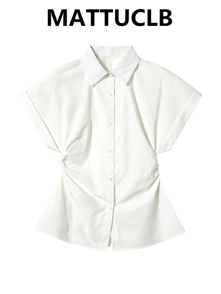 Summer Women Korean Fashion White Shirts Short Sleeve 2000s Aesthetic Design Simple Blouses Crop Top Y2K Preppy Shoujo New
Summer Women Korean Fashion White Shirts Short Sleeve 2000s Aesthetic Design Simple Blouses Crop Top Y2K Preppy Shoujo New