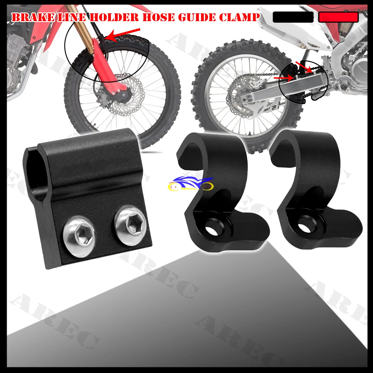 Motorcycle Front Rear Brake Hose Guide Spare Part+Oil Line Holder Cable Clamp For XR 250L 250R 400R 600R 650R 650L
Motorcycle Front Rear Brake Hose Guide Spare Part+Oil Line Holder Cable Clamp For XR 250L 250R 400R 600R 650R 650L