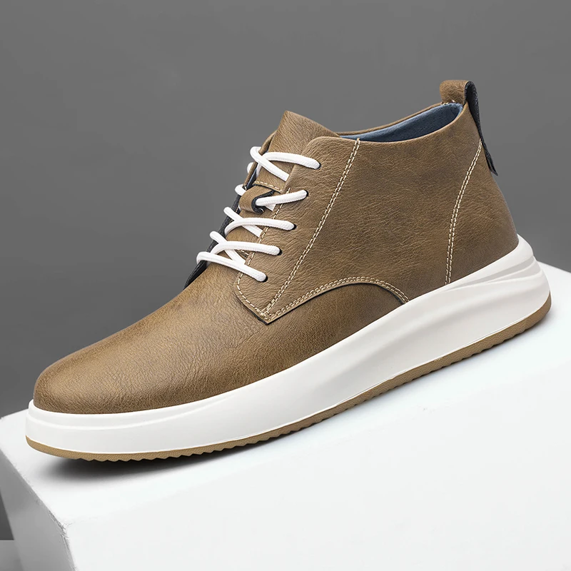 Winter Hot Selling Men's High Top Shoes Thick Soled Wear-resistant Outdoor Workwear Shoes Office Commuting Men's Business Boots
Winter Hot Selling Men's High Top Shoes Thick Soled Wear-resistant Outdoor Workwear Shoes Office Commuting Men's Business Boots