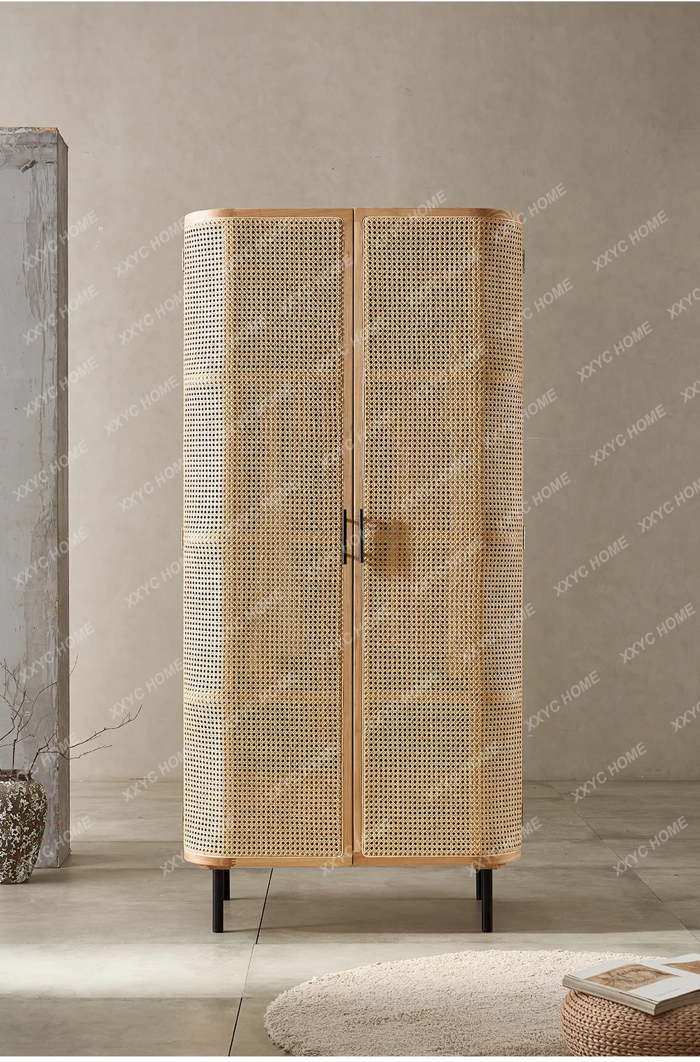 NN solid wood rattan wardrobe swing door homestay bedroom large wardrobe complete storage cabinet
NN solid wood rattan wardrobe swing door homestay bedroom large wardrobe complete storage cabinet