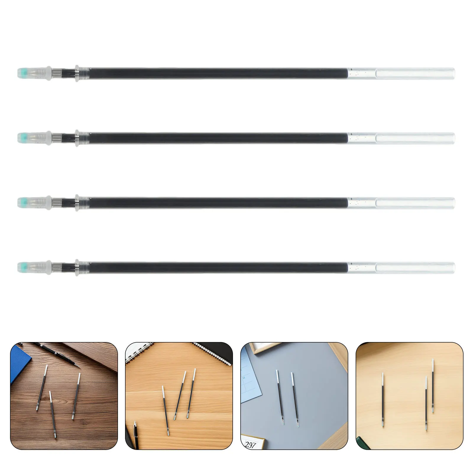 150Pcs Black Gel Ink Refill 0.5mm Smooth Writing Replacement for Office Ballpoint Pens Professional Pen Refills Set
150Pcs Black Gel Ink Refill 0.5mm Smooth Writing Replacement for Office Ballpoint Pens Professional Pen Refills Set