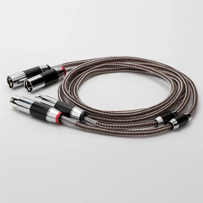 Hifi Audio Balanced XLR Cable Male To Female XLR Connectors OCC Mixed Silver Plated Copper For Microphone Mixer
Hifi Audio Balanced XLR Cable Male To Female XLR Connectors OCC Mixed Silver Plated Copper For Microphone Mixer