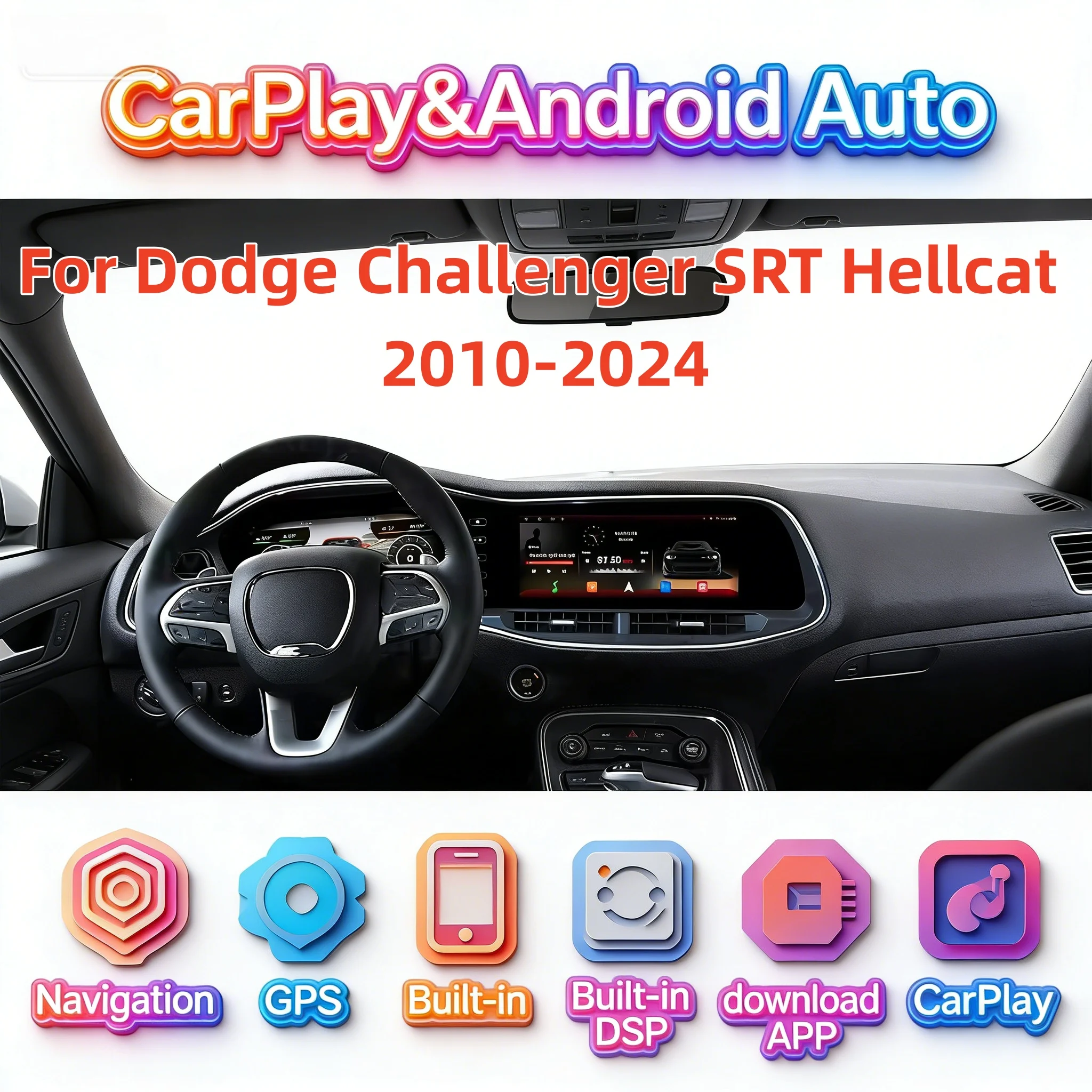 Android Auto Digital Cluster Speedometer For Dodge Challenger SRT Hellcat 2010-2024 Multimedia Wireless CarPlay Player DSP GPS
Android Auto Digital Cluster Speedometer For Dodge Challenger SRT Hellcat 2010-2024 Multimedia Wireless CarPlay Player DSP GPS