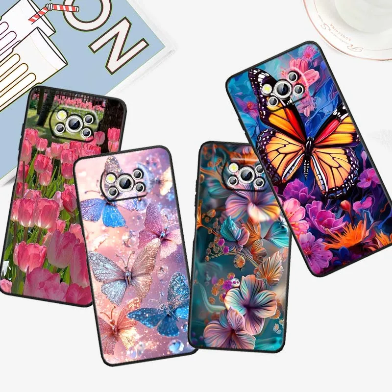 Butterfly flower pattern For Xiaomi Mi Poco F3 F4 F5 F6 X3 X4 X5 X6 X7 M3 M4 M5 M6 M7 GT Pro 5G Black Cover
Butterfly flower pattern For Xiaomi Mi Poco F3 F4 F5 F6 X3 X4 X5 X6 X7 M3 M4 M5 M6 M7 GT Pro 5G Black Cover