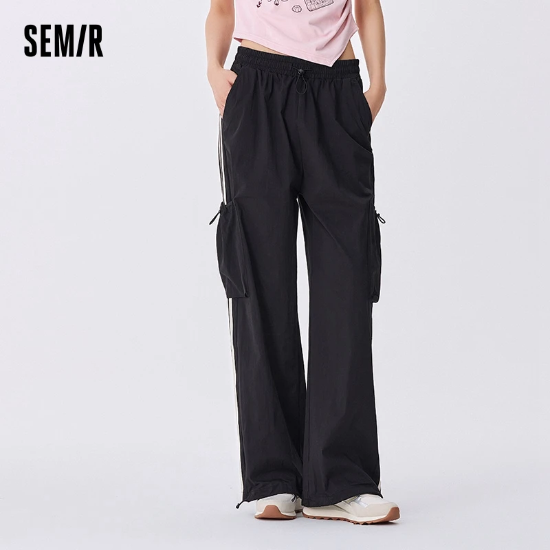 Брюки Semir женские с широкими штанинами, повседневные модные штаны на шнуровке, с эластичным поясом, простые Стильные, с цветными блокировками, на осень
Брюки Semir женские с широкими штанинами, повседневные модные штаны на шнуровке, с эластичным поясом, простые Стильные, с цветными блокировками, на осень