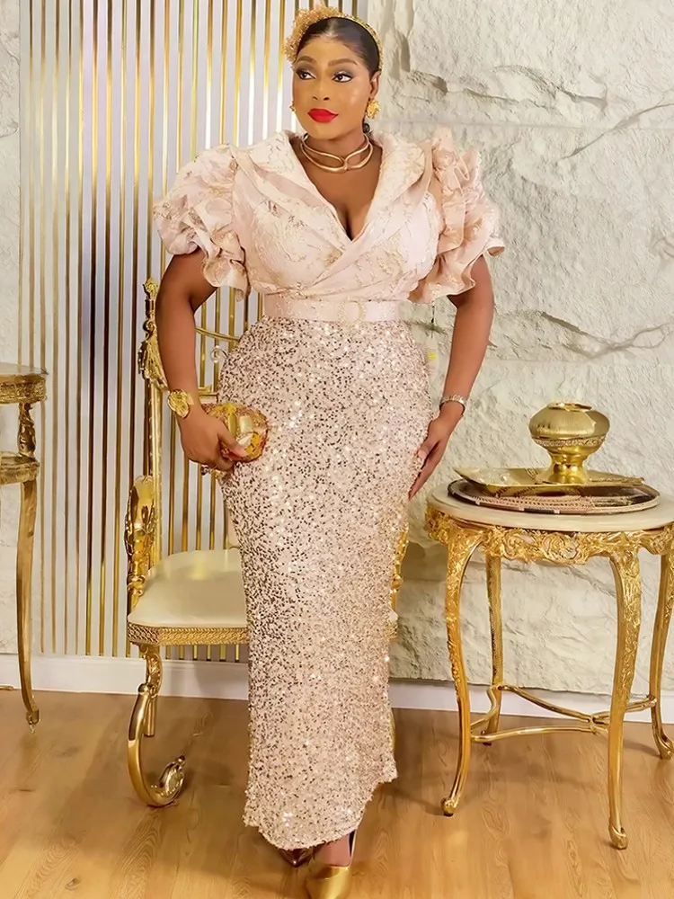African Dresses For Women Elegant Wedding Muslim Fashion Abayas Dashiki Robe Kaftan Long Maxi Dress Turkish Africa 2025 New
African Dresses For Women Elegant Wedding Muslim Fashion Abayas Dashiki Robe Kaftan Long Maxi Dress Turkish Africa 2025 New