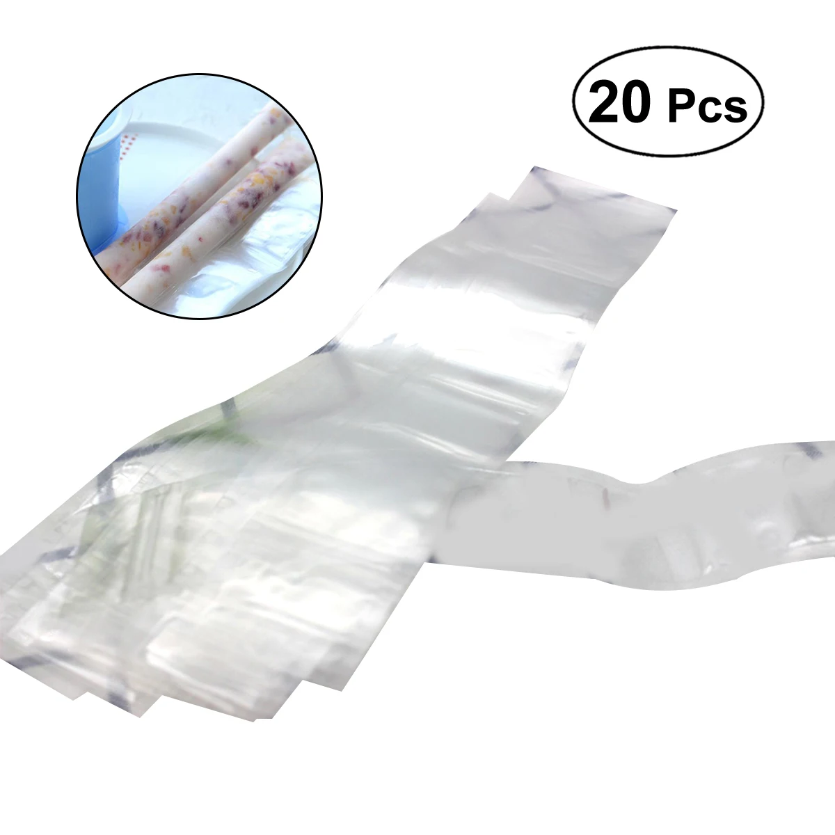 20pcs Ice Cream Popsicle Bags Self Sealing Smoothie Candy Mold Making Reusable BPA Resistant Zipper Ice
20pcs Ice Cream Popsicle Bags Self Sealing Smoothie Candy Mold Making Reusable BPA Resistant Zipper Ice