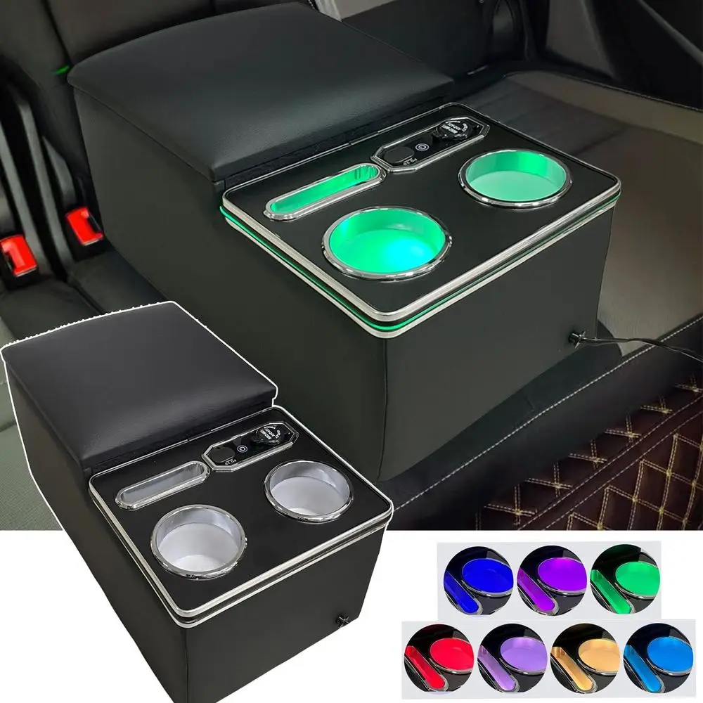 Rear Bench Seat Console - Back Seat Car Organizer with Fast Charging Ports, Cup Holder & Phone Holder
Rear Bench Seat Console - Back Seat Car Organizer with Fast Charging Ports, Cup Holder & Phone Holder