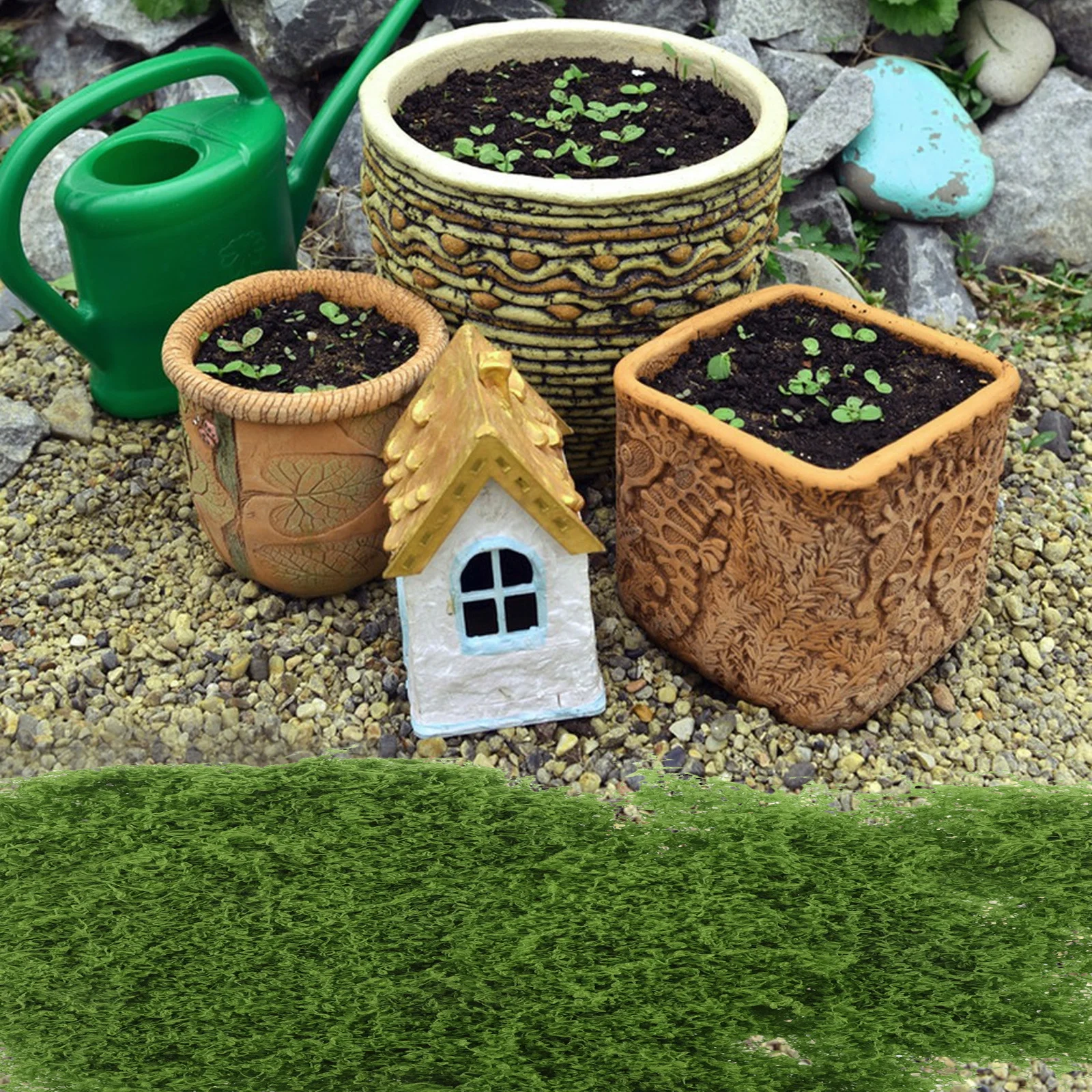 Faux Moss Bonsai Decoration Realistic Nylon Lawn Imitated Ornament Indoor Outdoor Greenery Realistic Moss Decor
Faux Moss Bonsai Decoration Realistic Nylon Lawn Imitated Ornament Indoor Outdoor Greenery Realistic Moss Decor