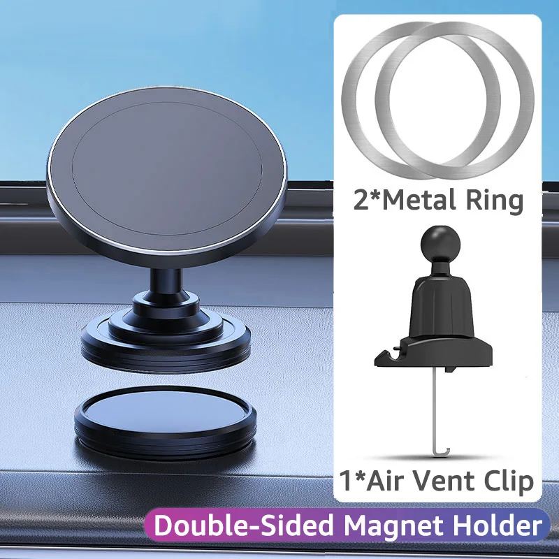 Dual Magnetic Phone Mount for MagSafe Strong Magnet Gym Phone Holder 360° Rotation Car Cell Phone Holder for iPhone 17 Xiaomi
Dual Magnetic Phone Mount for MagSafe Strong Magnet Gym Phone Holder 360° Rotation Car Cell Phone Holder for iPhone 17 Xiaomi