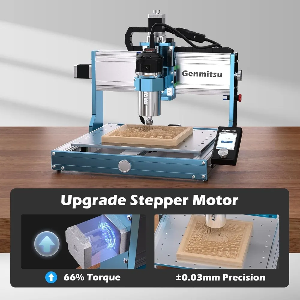 High Precision CNC Router Machine 3030 PROVer MAX Linear Guide Ball Screw Metal Engraving Aluminum Copper Acrylic Compatible
High Precision CNC Router Machine 3030 PROVer MAX Linear Guide Ball Screw Metal Engraving Aluminum Copper Acrylic Compatible