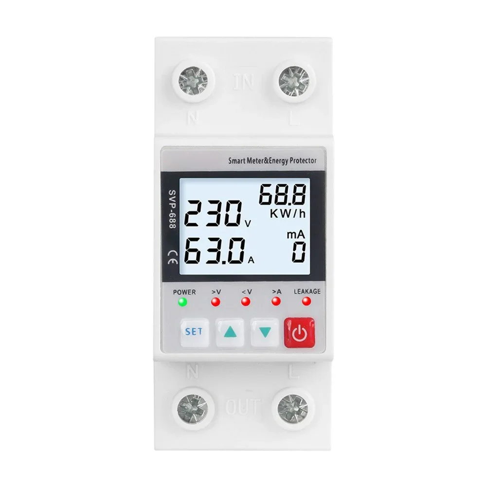 WIFI Remote Control Leakage Over And Under Voltage Protector Compatible WithTuya Reconnection Time Energy Meter
WIFI Remote Control Leakage Over And Under Voltage Protector Compatible WithTuya Reconnection Time Energy Meter