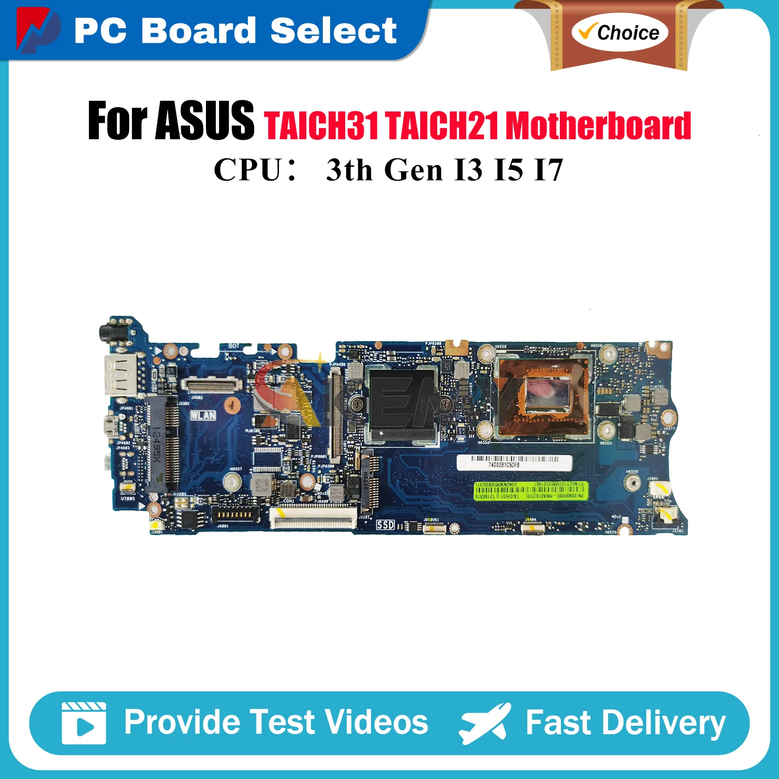TAICHI31 Laptop Motherboard For ASUS ZenBook TAICH21 TAICHI TAICH31 Notebook Mainboard With CPU 100% tests OK fast shipping stk
TAICHI31 Laptop Motherboard For ASUS ZenBook TAICH21 TAICHI TAICH31 Notebook Mainboard With CPU 100% tests OK fast shipping stk