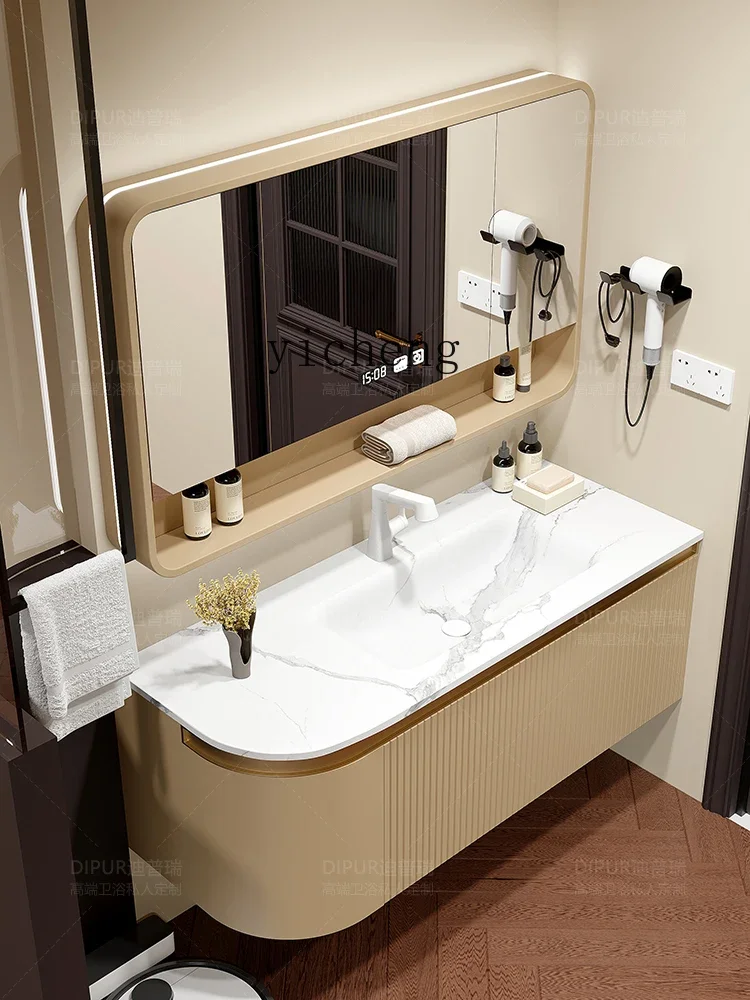 YSG- rock slab integrated basin bathroom cabinet combined bathroom washbasin hand washbasin high-end customization
YSG- rock slab integrated basin bathroom cabinet combined bathroom washbasin hand washbasin high-end customization