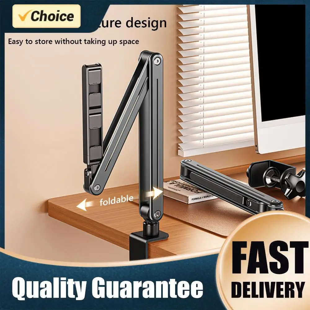 Foldable Bed/Desk Arm Mount Tablet Holder 360° Rotation Adjustable Aluminum Alloy Tablet Stand for iPad 4.5-12.9Inch Device
Foldable Bed/Desk Arm Mount Tablet Holder 360° Rotation Adjustable Aluminum Alloy Tablet Stand for iPad 4.5-12.9Inch Device