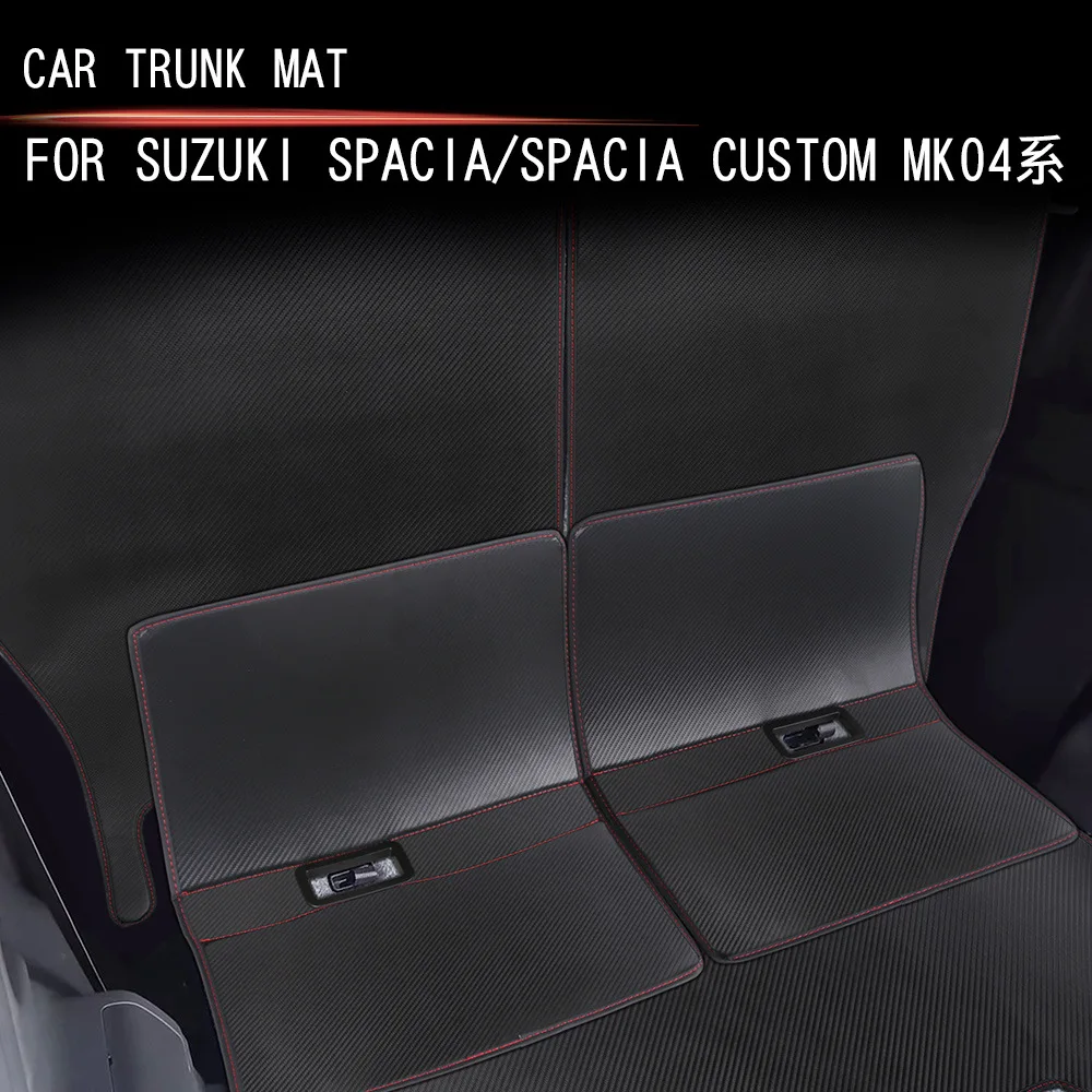 Для SUZUKI SPACIA Custom MK04 2024, коврик в багажник автомобиля, подушка заднего багажника, кожаное украшение, износостойкий и устойчивый к царапинам 
Для SUZUKI SPACIA Custom MK04 2024, коврик в багажник автомобиля, подушка заднего багажника, кожаное украшение, износостойкий и устойчивый к царапинам