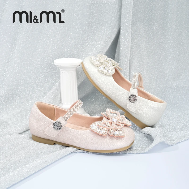 M1&M2 Princess Crystal Shoes Soft Soled Mary Janes for Girls Ideal for Party & Wedding Shiny Flats with Fashion Single Shoes
M1&M2 Princess Crystal Shoes Soft Soled Mary Janes for Girls Ideal for Party & Wedding Shiny Flats with Fashion Single Shoes