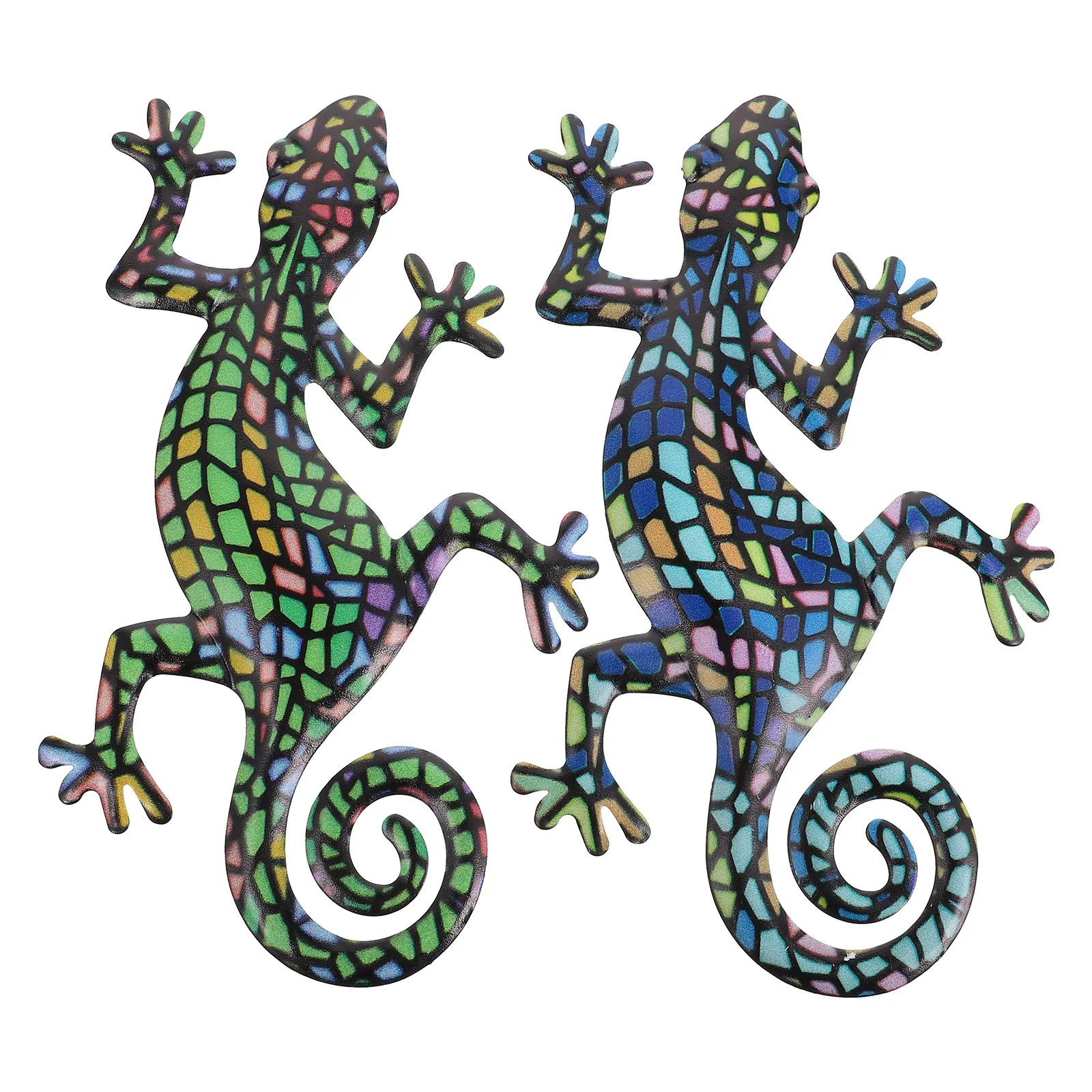 2 Pcs Outdoor Ornaments Gecko Wall Hanging Metal Decor Decorate Pendant Home Sculpture
2 Pcs Outdoor Ornaments Gecko Wall Hanging Metal Decor Decorate Pendant Home Sculpture